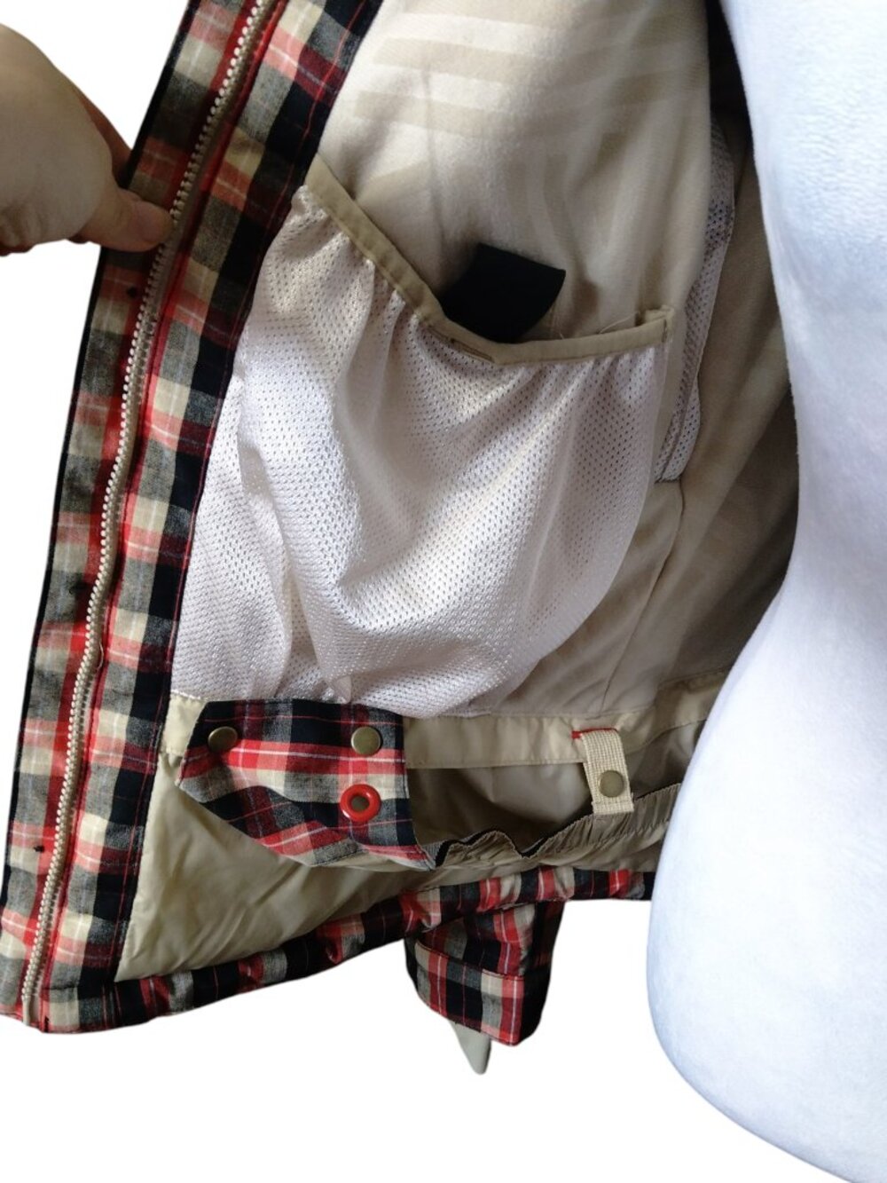 686 Reserved Tonic Plaid Ski Snowboard Hooded Jacket Waterproof Women's XS - Picture 10 of 15